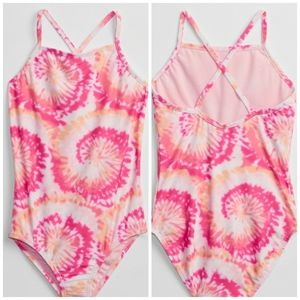 👀50% OFF - NWT‼️ GAP brand Girl's Tye Dye One-Piece Suit
